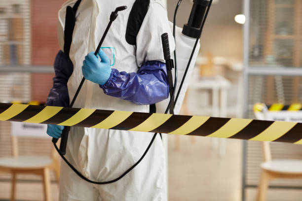 Professional Infectious Disease Decontamination technician working in Orosi, CA